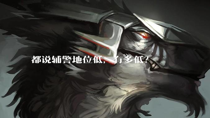都说辅警地位低，有多低？