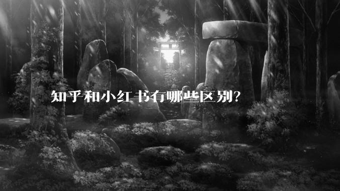 知乎和小红书有哪些区别？