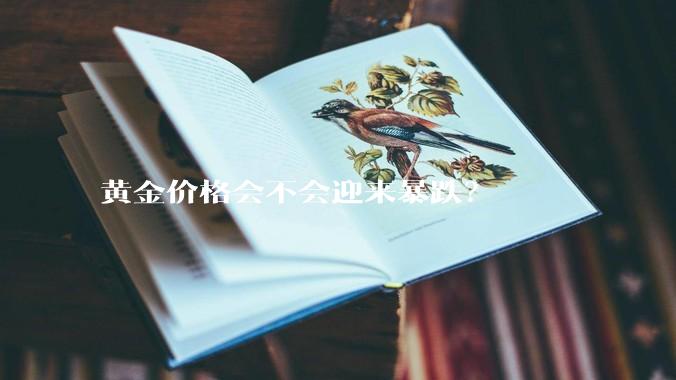 黄金价格会不会迎来暴跌？