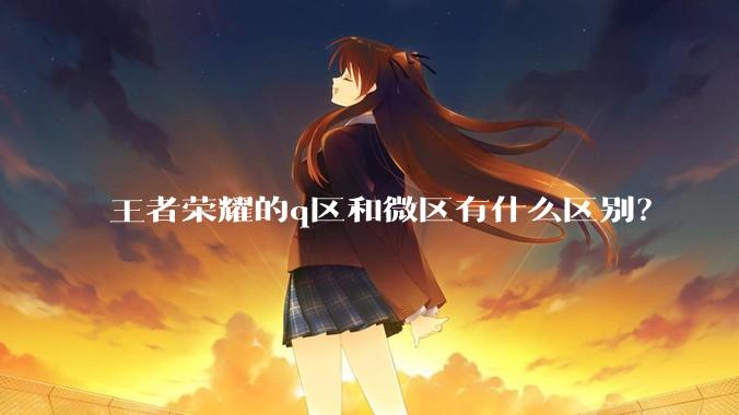 王者荣耀的q区和微区有什么区别？