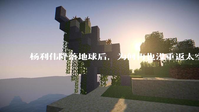 杨利伟降落地球后，为何再也没重返太空？